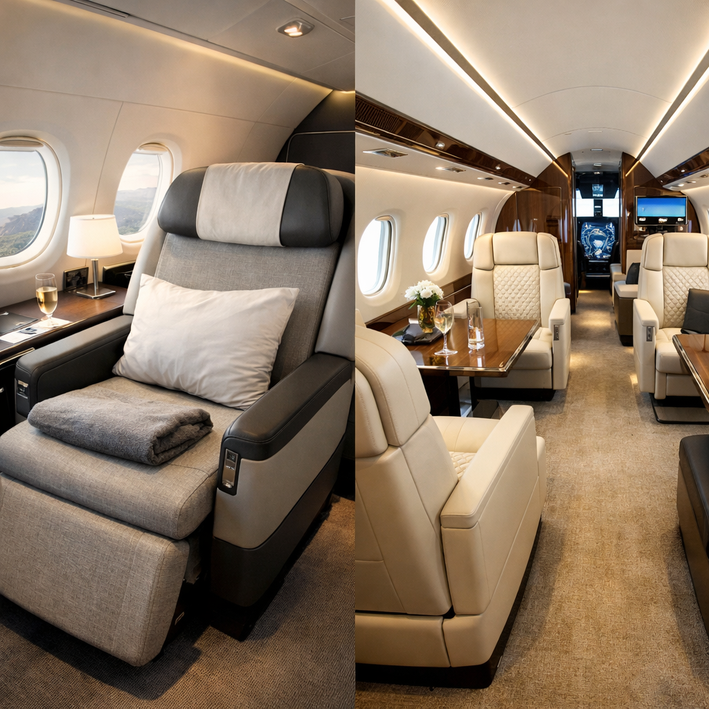 private jet vs first class, is private jet worth it, private jet cost vs commercial, charter vs first class
